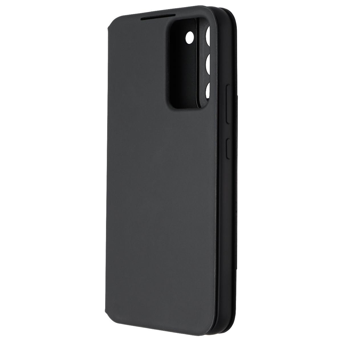 Samsung Galaxy S22+ S-View Flip Cover, Protective Phone Case, Tap Control, Cutting Edge Design, US Version, Black, (EF-ZS906CBEGUS)