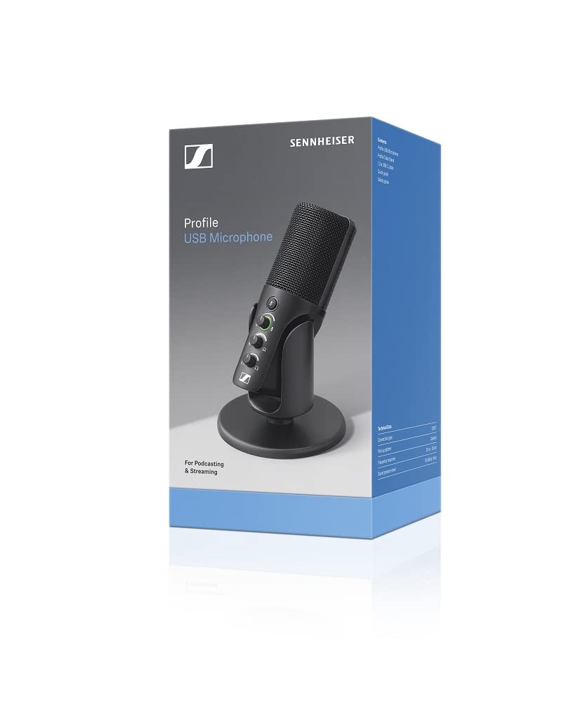 Sennheiser PRO Profile USB Microphone BASE SET for enhanced Podcasting and Streaming applications