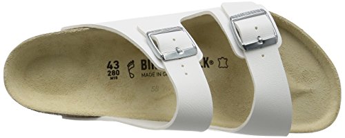 Birkenstock Arizona BF White, 43(EUR) - 12-12.5 (US) Narrow