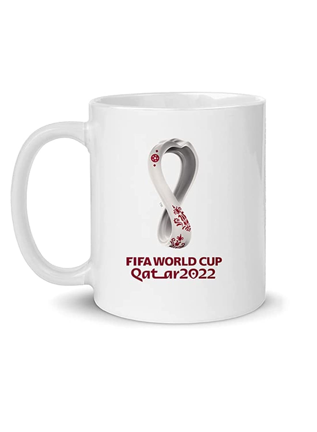 Fifa World Cup Qatar 2022 Graphic Printed Ceramic Mug Generic 450ml, White, RT500101027