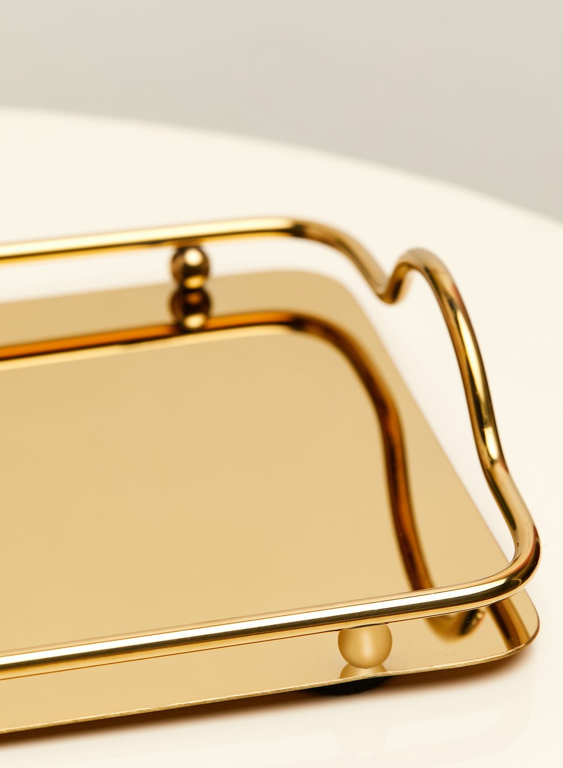 Noire Edit Gold Serving Tray