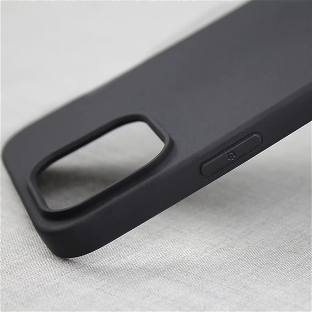 Muguian Case for iPhone 11, 6.1-Inch, Silky-Soft Touch, Full-Body Protective Case, Shockproof Cover with Microfiber Lining(Black)