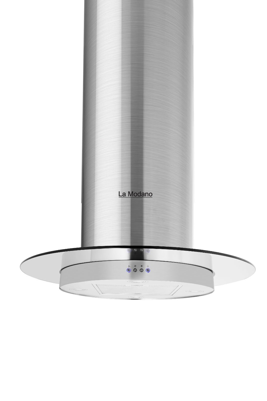 La Modano 90cm Wide Electronic Control Built-In Island Hood, Stainless Steel, Tempered Glass - LMIH910ST