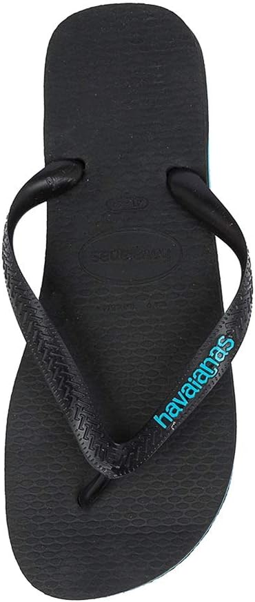 Havaianas Hav Logo Filete Black/Black/Turquoise Boy's Flip-Flop