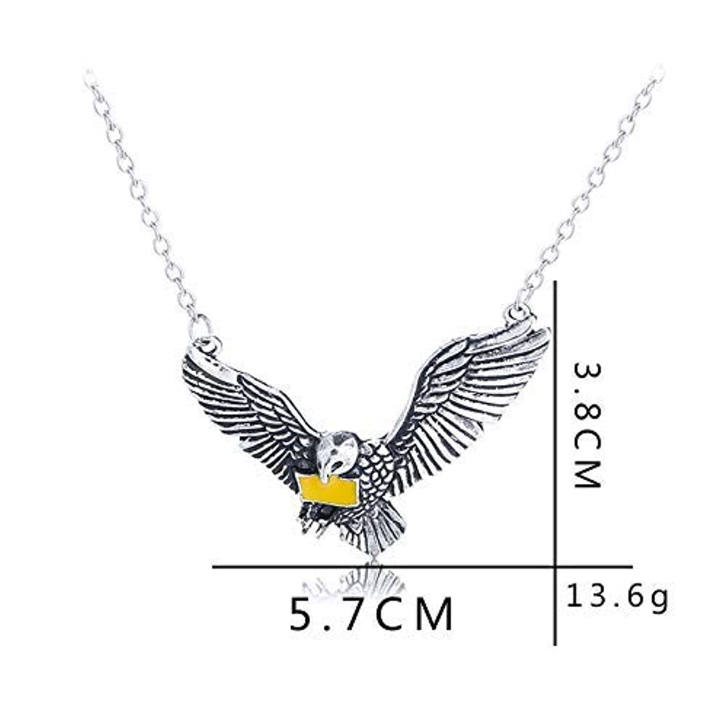 Yellow Chimes Harry Potter Hedwig Owl Uisex Necklace By Yellow Chimes Pendant For Girls (Silver Oxidized) (Ycfjpd-A11Owl-Sl)
