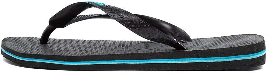 Havaianas Hav Logo Filete Black/Black/Turquoise Boy's Flip-Flop