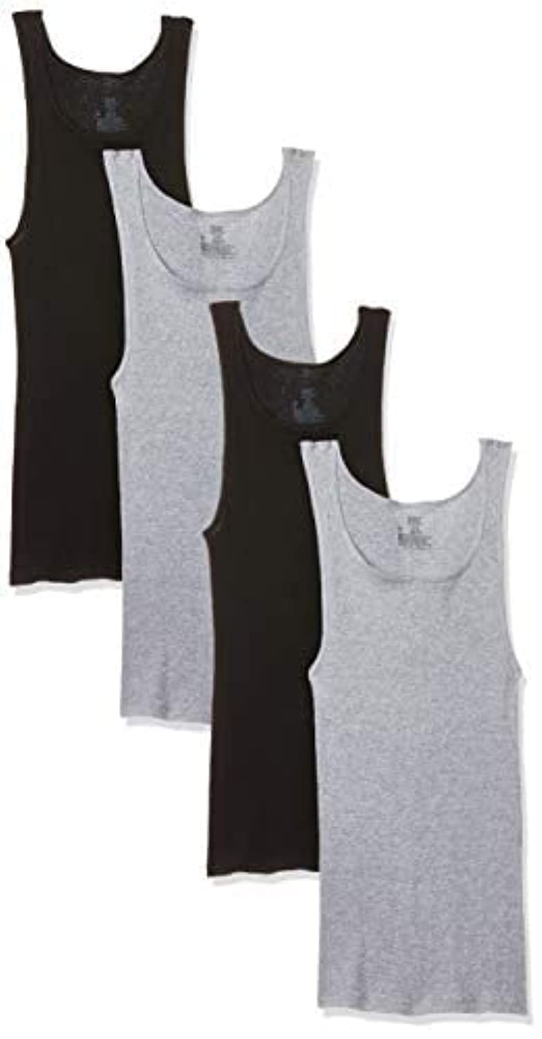 Hanes Mens 7993BG Vest (pack of 4)