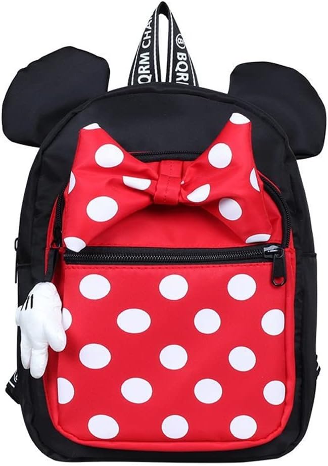 Cute Backpacks for Little Girls Kids Waterproof Casual Daypack Kindergarten Bookbags School Bag Small children's Rucksack (girl), Red