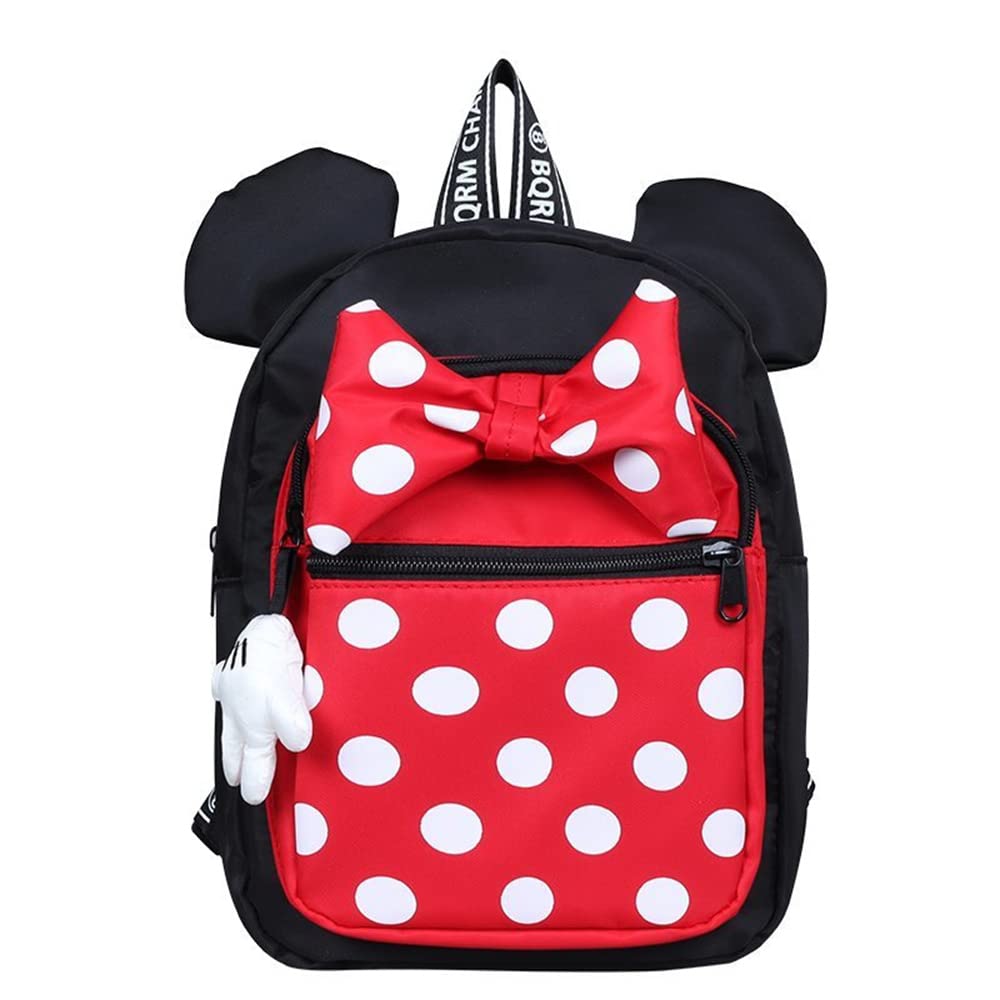 Cute Backpacks for Little Girls Kids Waterproof Casual Daypack Kindergarten Bookbags School Bag Small children's Rucksack (girl), Red