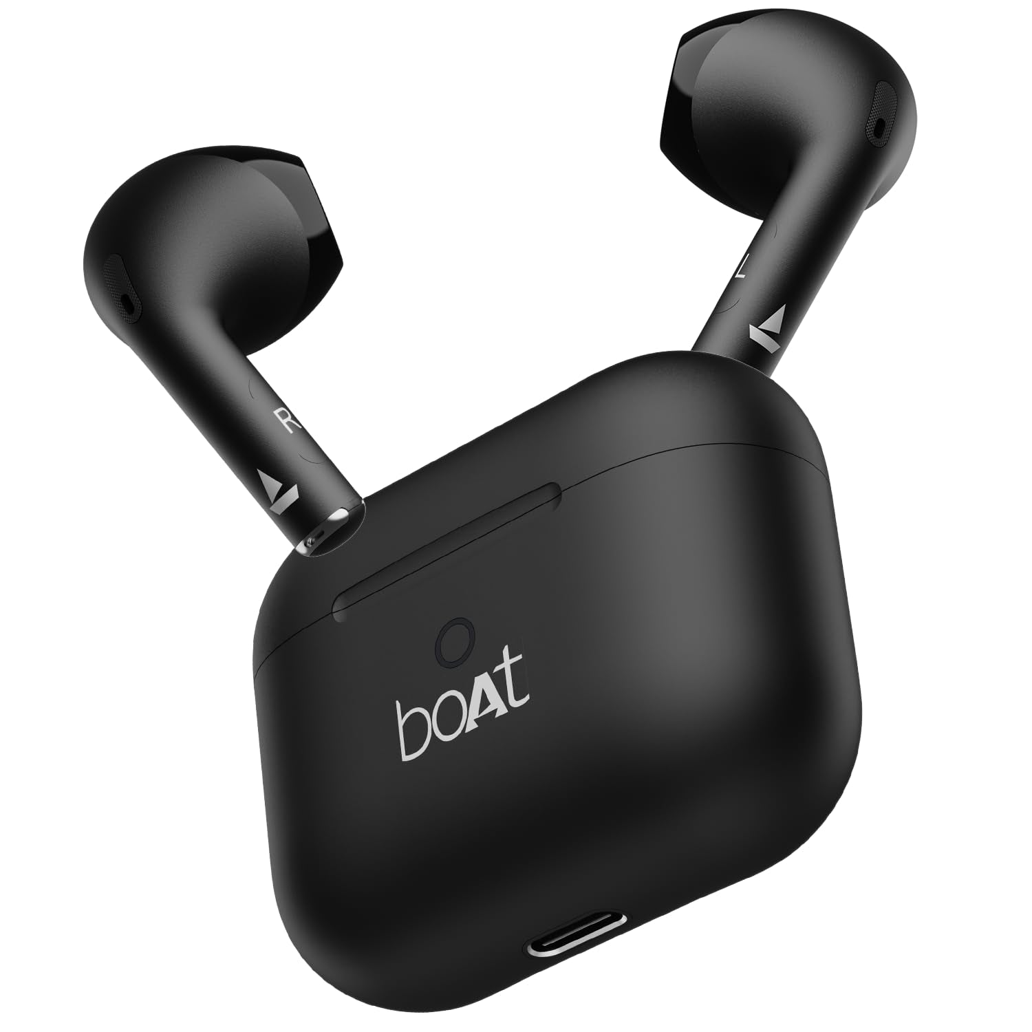 boAt Airdopes Alpha TWS Earbuds with upto 35 Hours Playback, ASAP Charge, BEAST Mode, boAt Signature Sound, ENx Technology, IPX5(Jet Black)