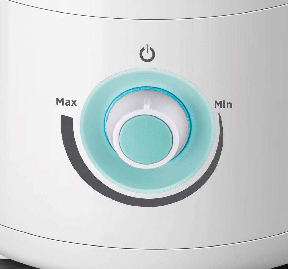 Black & Decker Air Humidifier – 25W, 5L Capacity, Ultrasonic System with Mist Control, Auto Shutoff, and Water Indicator (Model: HM5000-B5)