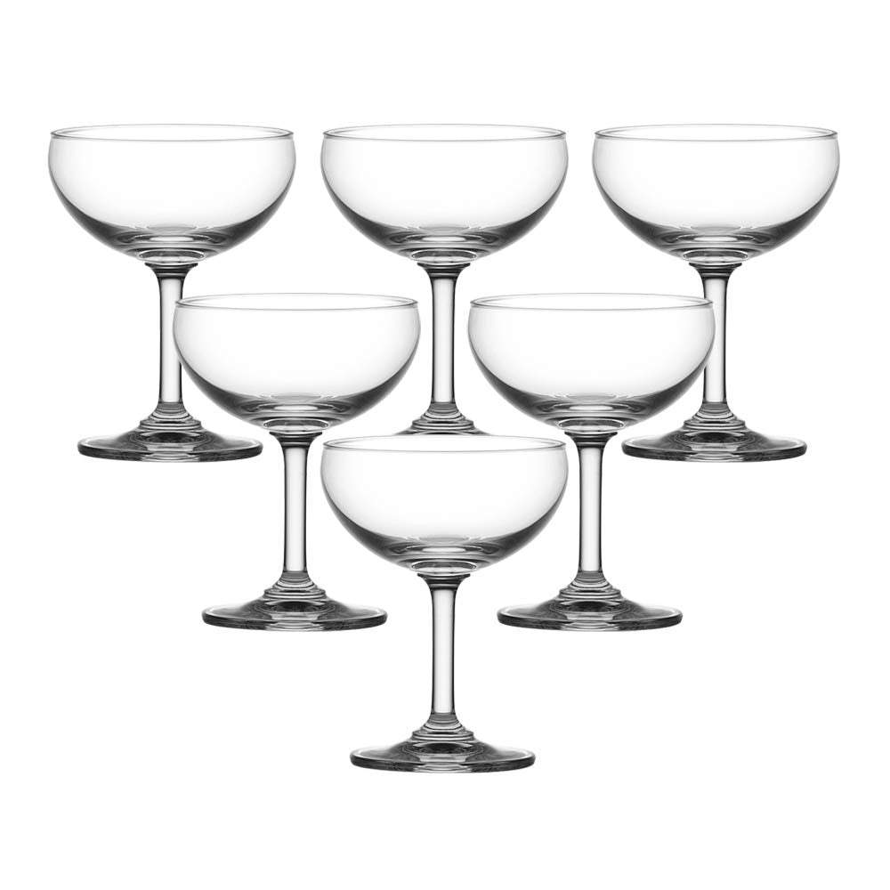 Ocean India-Oce-501S07 Classic Saucer Champagne Glass 200Ml Pack Of 6