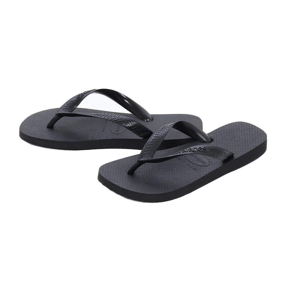 Havaianas Havaianas, Unisex Top Flip Flop Slipper, Black, 41/42 EU