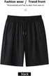 Men's Workout Running Shorts Sports Fitness Gym Training Quick Dry Athletic Performance Shorts with Zip Pockets