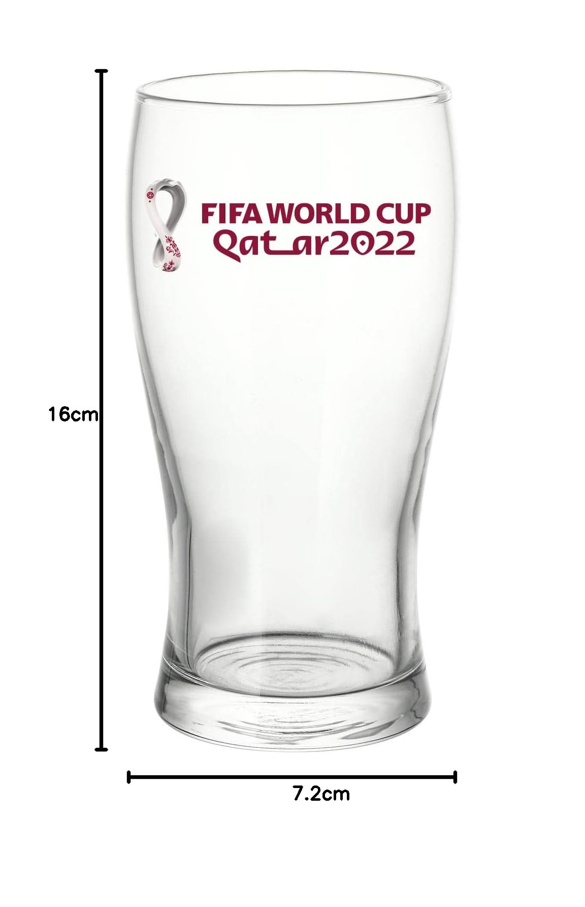 Fifa RT50121102F World Cup Qatar 2022 Glass Tumbler 500ml France