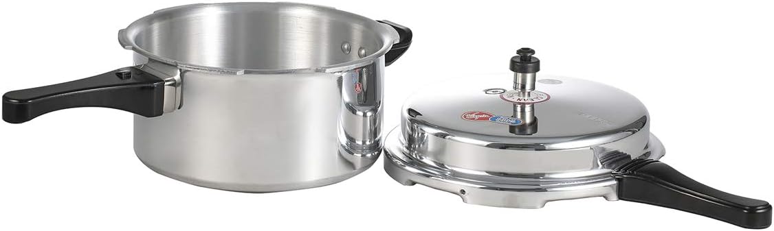 Geepas 7.5 Liter Normal Pressure Cooker, Silver - GPC327