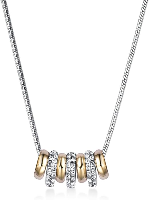 Mestige Women's Crystal Pendant Necklace - Model MSNE3941