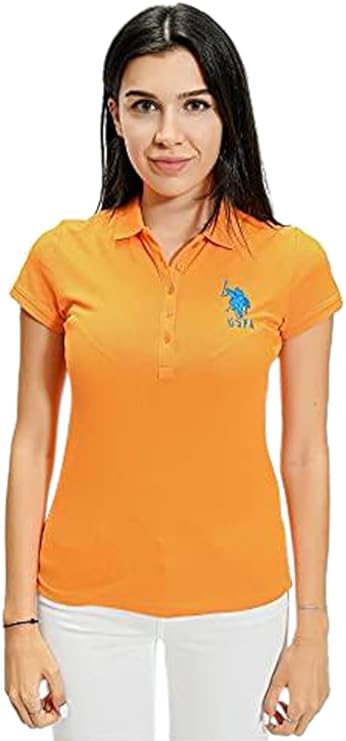 U.S. Polo Assn. Women's Classic Fit Short Sleeve Polo Shirt