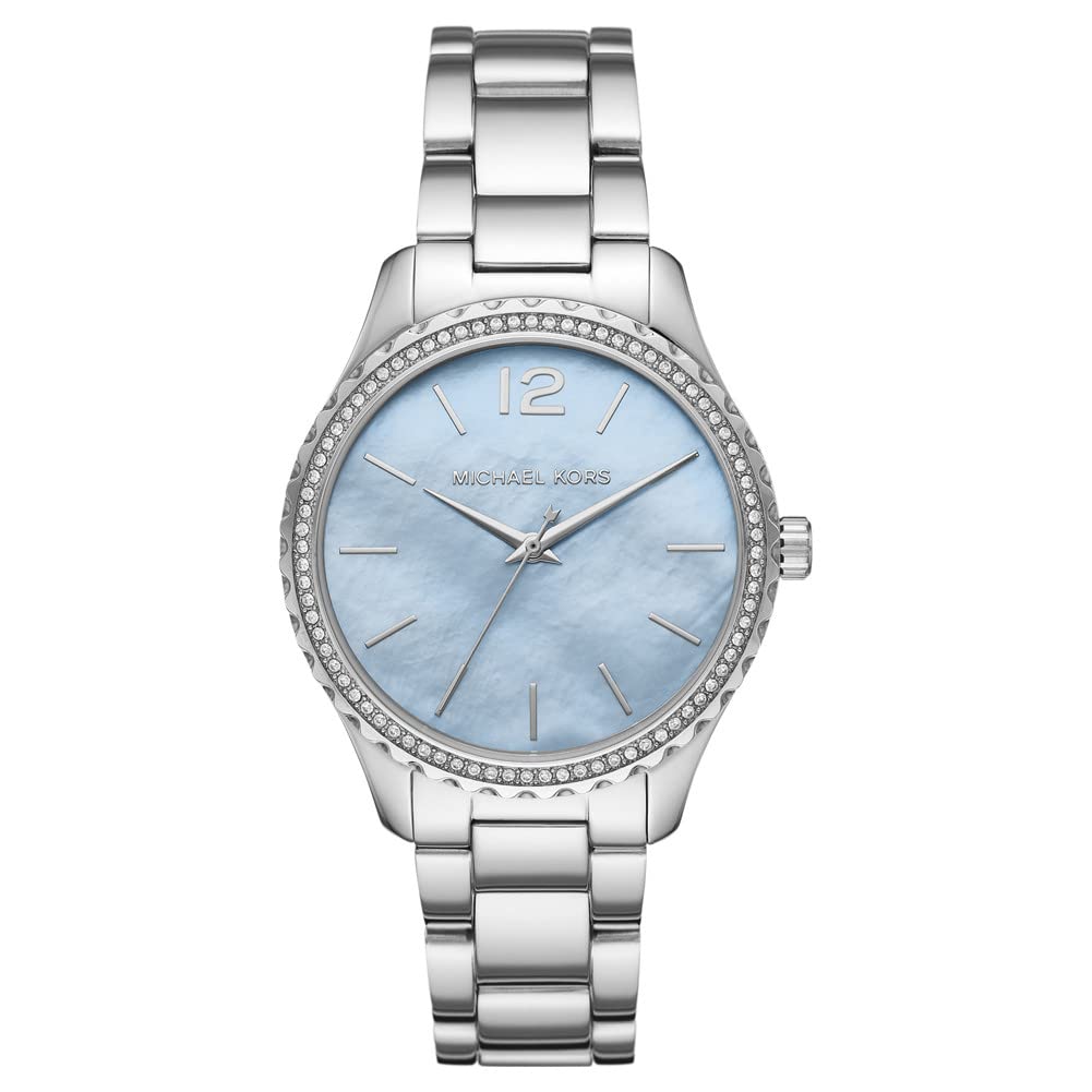 Michael Kors Women's Layton Three-Hand, Stainless Steel Watch, MK6847