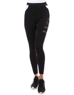 Anta Side Logo Print Slim-Fit Elastic Waist Training Sport Leggings for Women