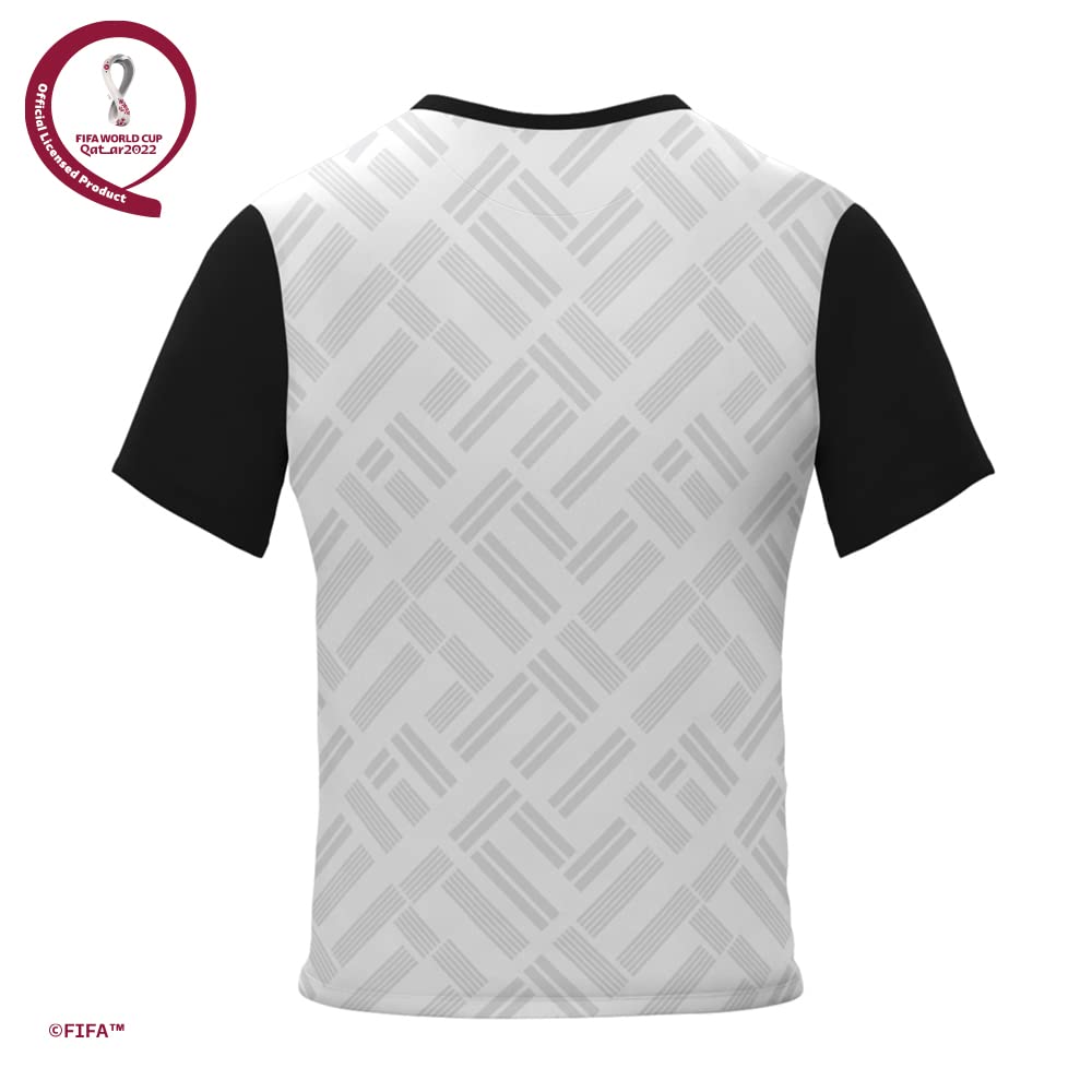 FIFA World Cup Qatar 2022 GERMANY BOY'S TSHIRT - BLACK AND WHITE