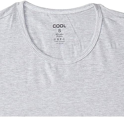 Cool Under Shirt For Men - Heather Light Grey, 3XL