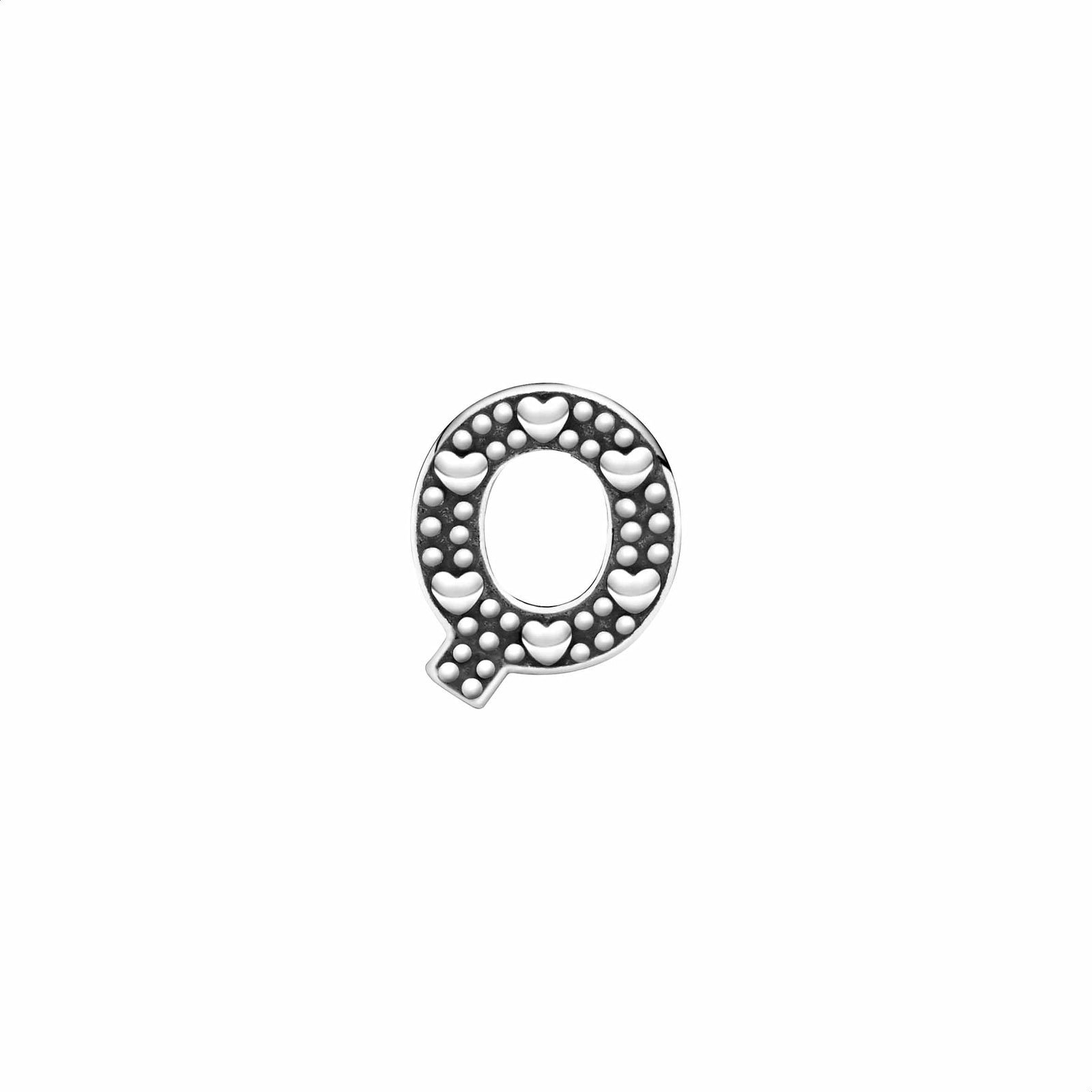 Pandora Silver Letter Q Shaped Locket Element