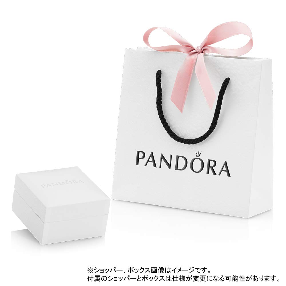 Pandora Bow Charm with Clear Cubic Zirconia - Silver