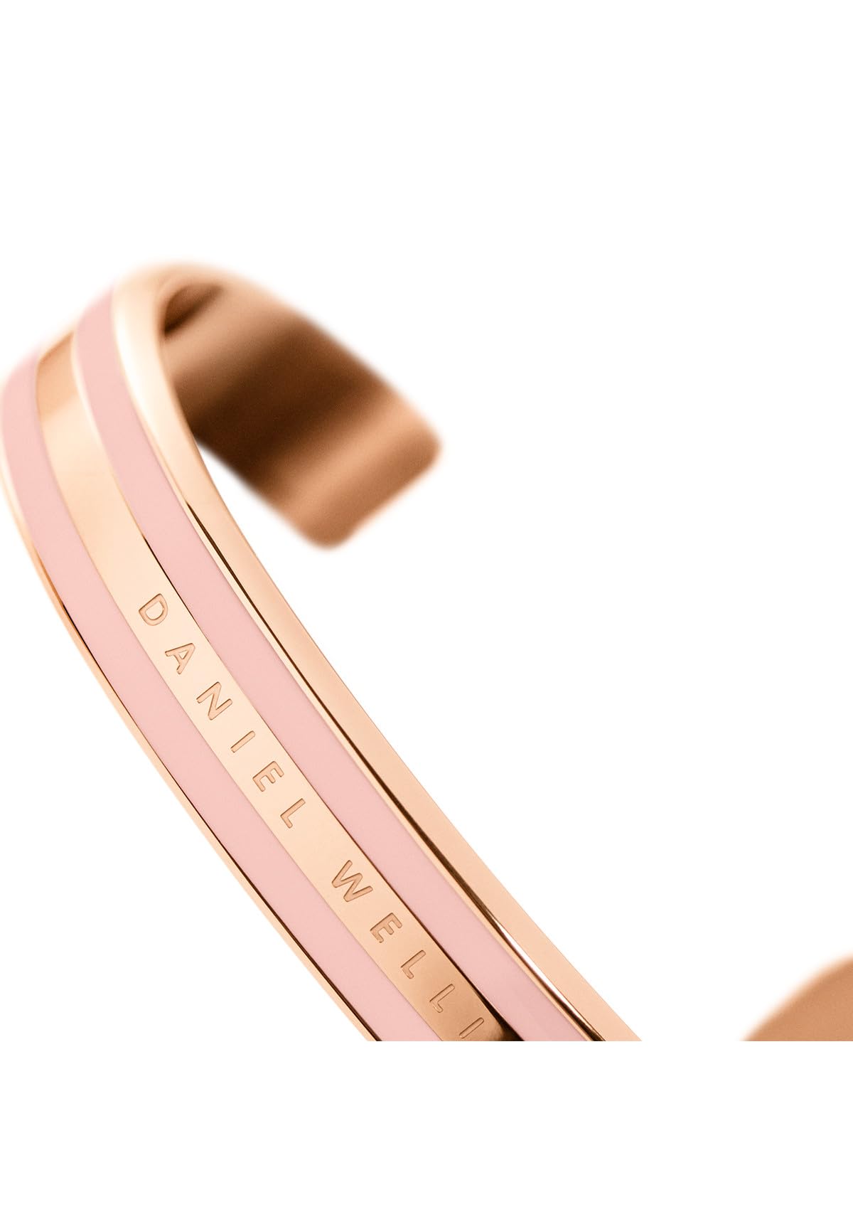 Daniel Wellington Two-Tone Stainless Steel Cuff Bracelet – Dusty Rose