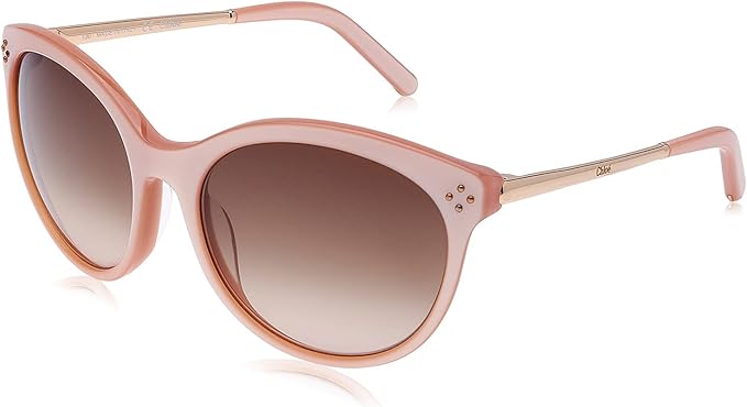 Chloe Gradient-Lens Side-Logo Cat-Eye Sunglasses for Women - Pink and, Brown