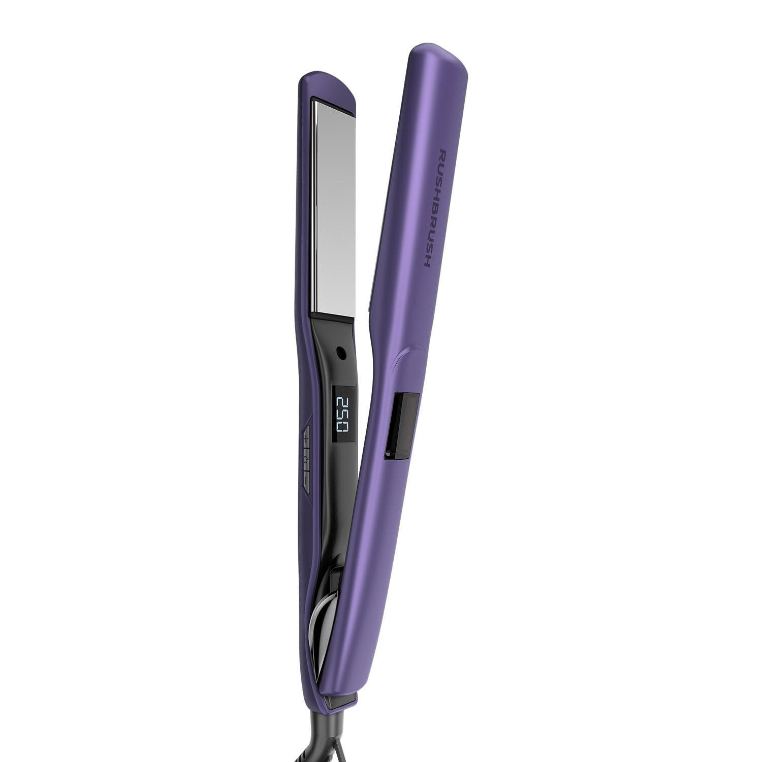 Rush Brush X2 Max Straightener – Purple Titanium Plates