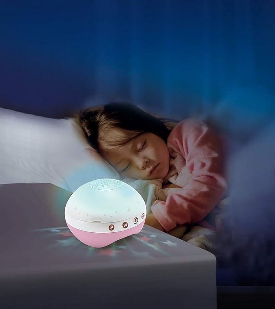 Infantino Baby 3 In 1 Projector Musical Mobile Projector|Child Sleeping Aids|Night Light With Music|Stroller Toys & Accessories| (Pink)