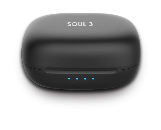 Xcell Soul 3 True Wireless Buds With Type C Charging Case For Quick Charge, Superior Sound, Secure Fit, For Commute, Sports, Jogging