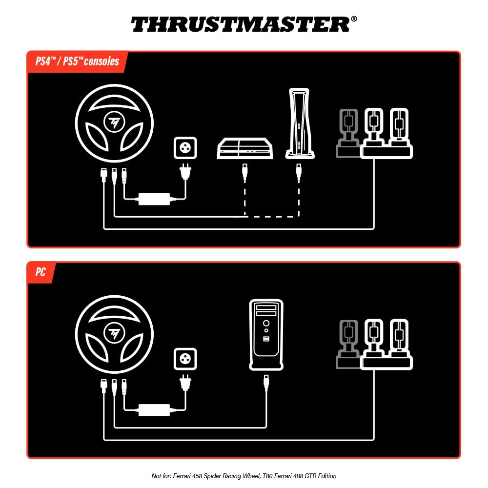 Thrustmaster T248, Racing Wheel And Magnetic Pedals, Hybrid Drive, Magnetic Paddle Shifters, Dynamic Force Feedback, Screen With Racing Information (Ps5, Ps4, Pc)