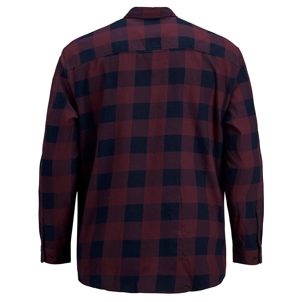 Jack & Jones mens JJEGINGHAM TWILL SHIRT L/S NOOS PLS Shirt (pack of 1)