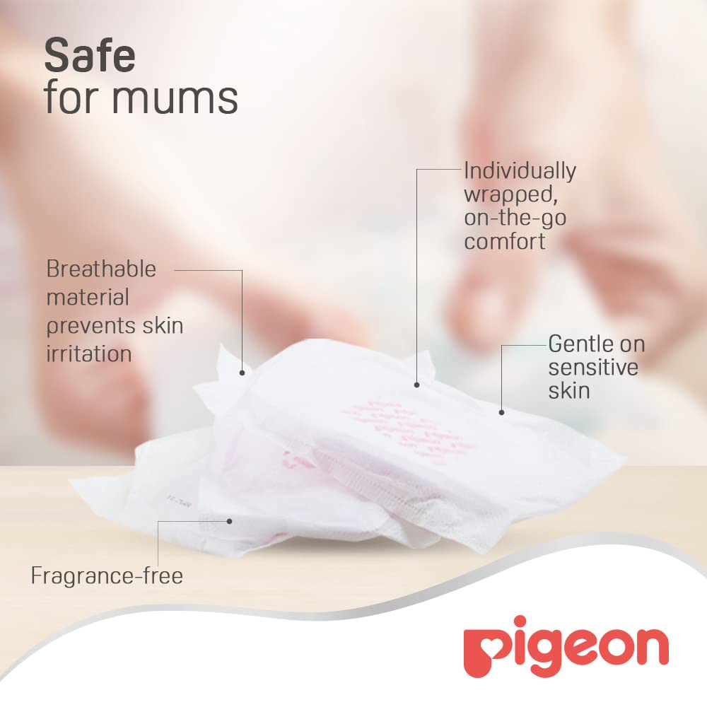 Pigeon Breast Pad, Honeycomb, Ultra-Slim And Light, Leak Proof Coverage, Quick Absorbency, 60 Pcs, White