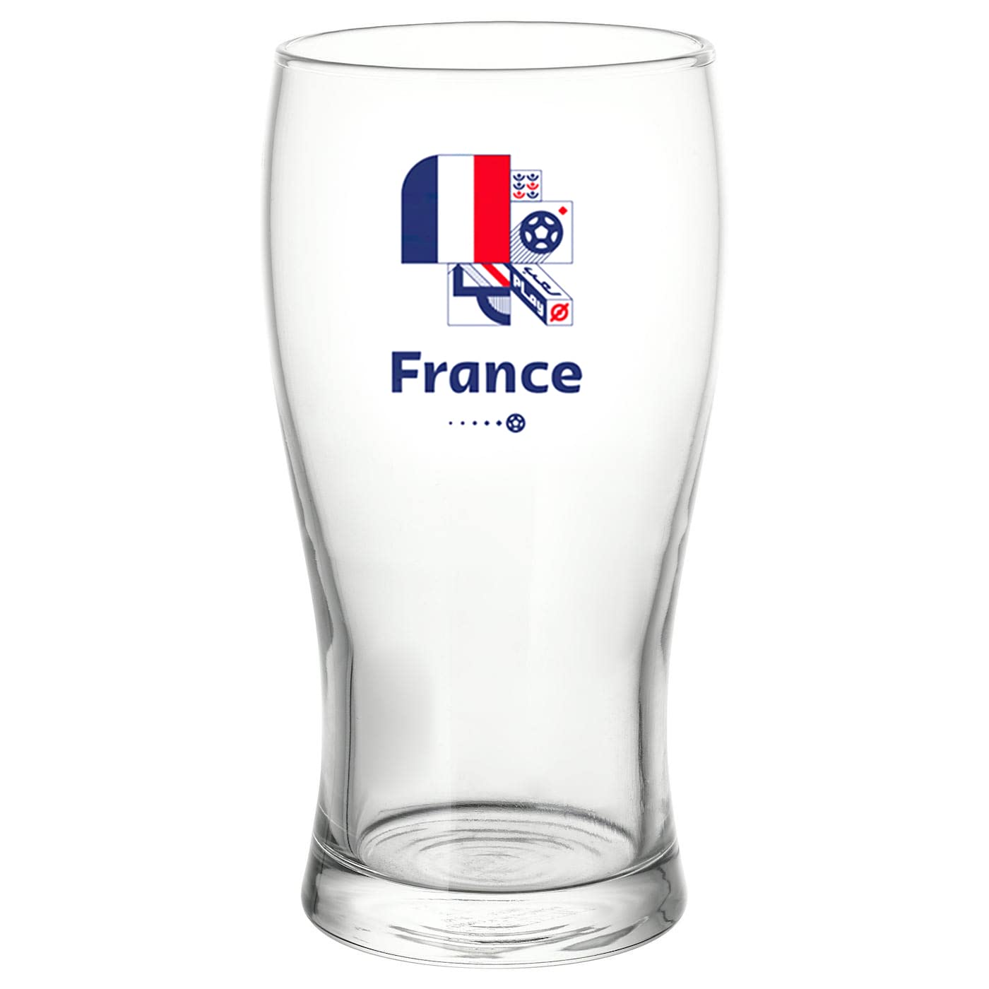 Fifa RT50121102F World Cup Qatar 2022 Glass Tumbler 500ml France