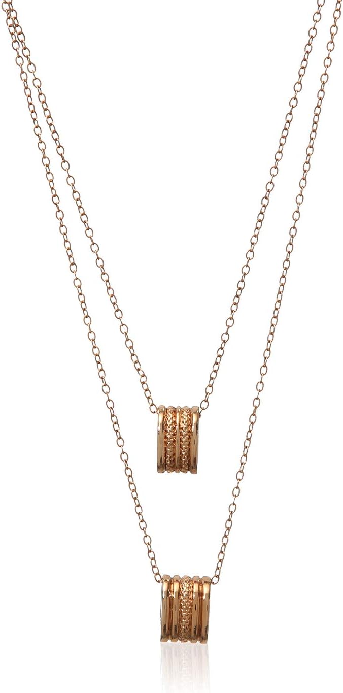 Ferre Milano Necklace For Women, Rose Gold