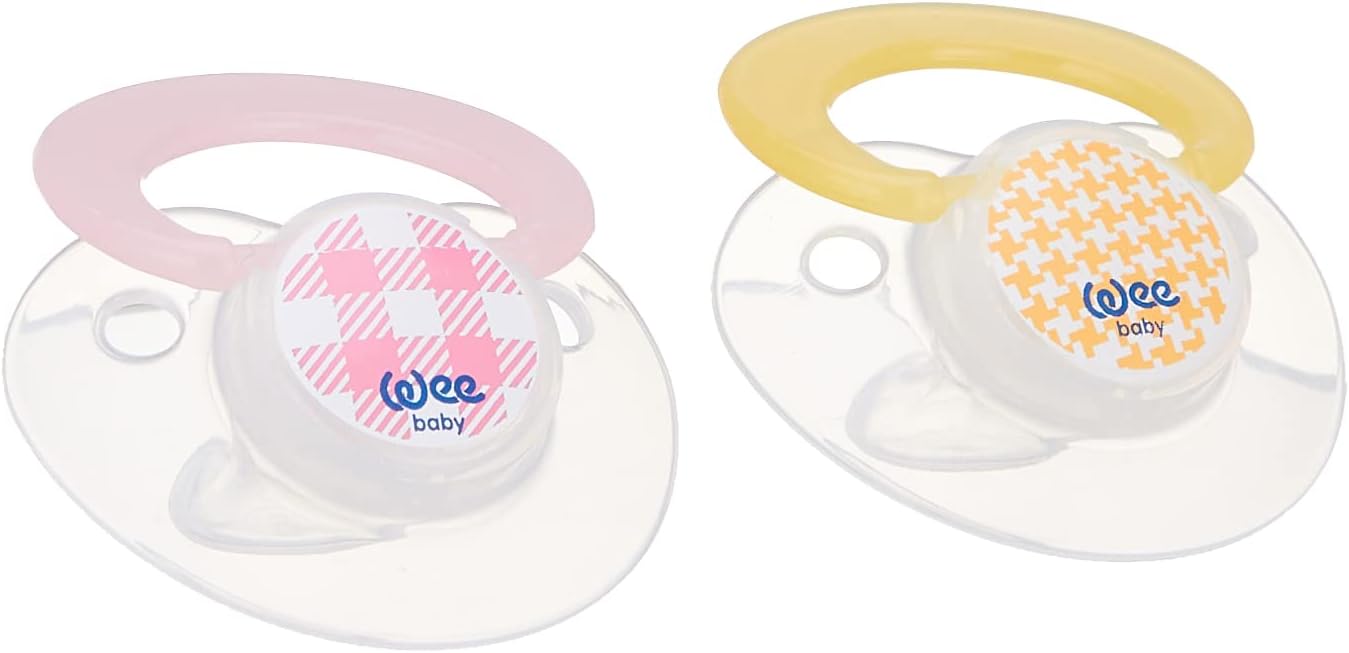 Wee Baby 154 Square Shaped Soother Set - 2 Pieces, Multicolor