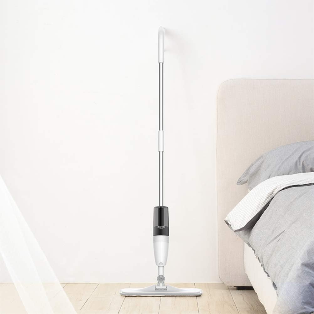 Deerma TB500 Water Spray Mop Carbon Fiber Dust Collector 360° Rotating 350ml Tank Waxing Mop | Quick-Drying | 95cm Wide Spray Area | Lightweight | Add Disinfectant Water | 2ml Fine Mist - White