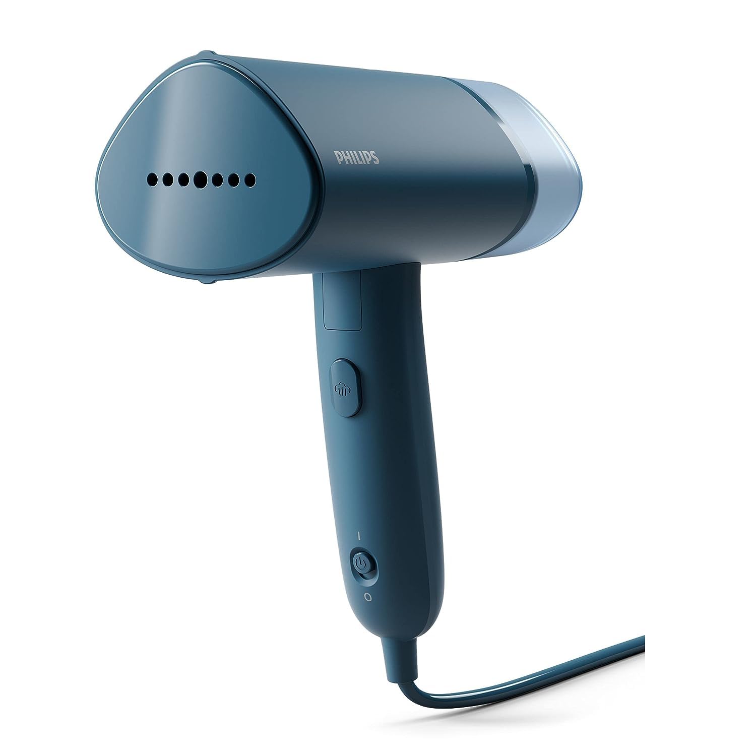 Philips Compact Handheld Steamer 3000 Series - 1000W - 20g/min Continuous Steam - 2M Cord Length - 100ML - Compact & Foldable - Blue - STH3000/26