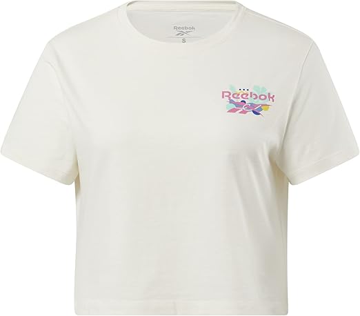 Reebok Women's Te Graphic Tee - Verbiage GRAPHIC TEE (SHORT SLEEVE)