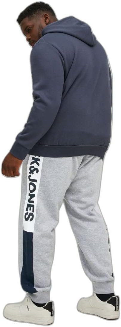 Jack & Jones Mens Will Logo Block Plus Size Track Pants