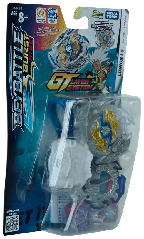 BEYBATTLE BURST Season 4 Starter Zone Luinor L5, Multicolor, BB-144-T, One Size