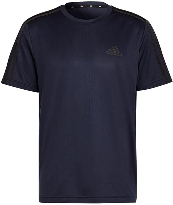 adidas Mens D2M 3 STRIPES T-SHIRT T-SHIRTS