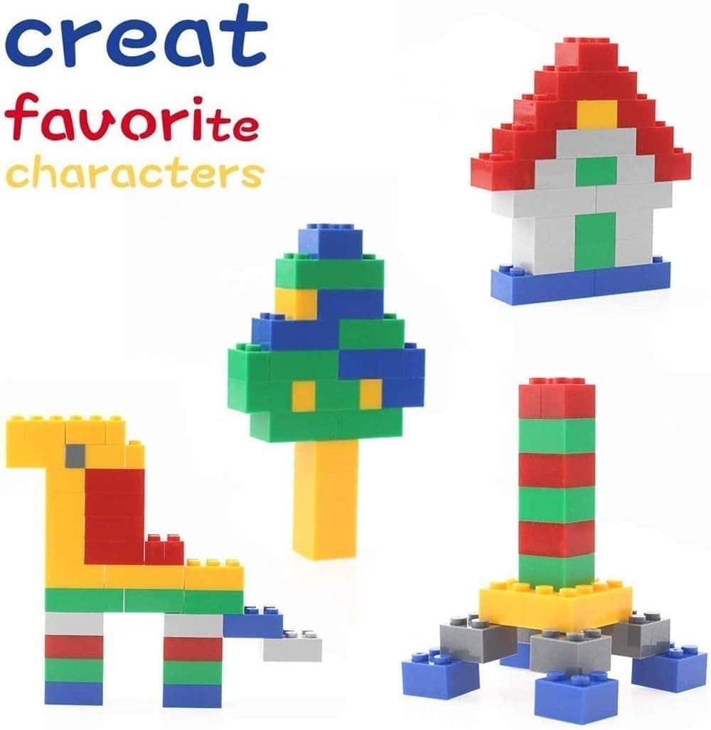 1000 Pcs Building Blocks Compatible with Branded Blocks