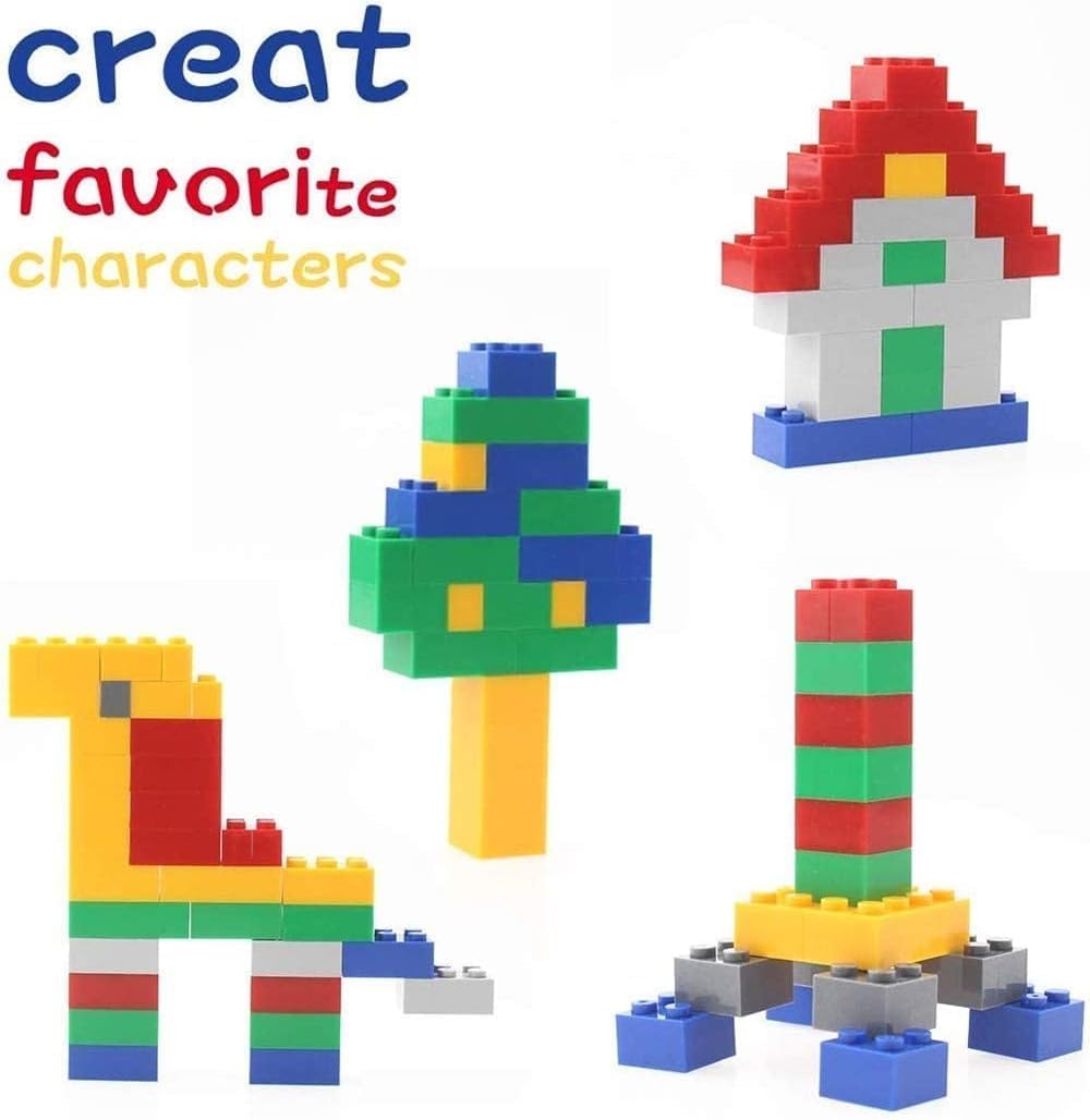 1000 Pcs Building Blocks Compatible with Branded Blocks