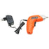 Black & Decker 3.6V Li-Ion Cordless Power Screwdriver Kit with 10 Pieces Bitset , Orange/Black - KC3610-B5,