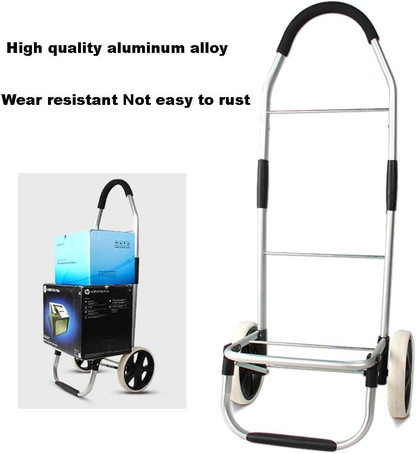 Shopping Trolleys Shopping Cart Shopping Trolleys Shopping Trolley 2 Wheel Foldable Portable Shopping Trolleys Household Aluminum Alloy Grocery Shopping Cart Shopping Trolleys