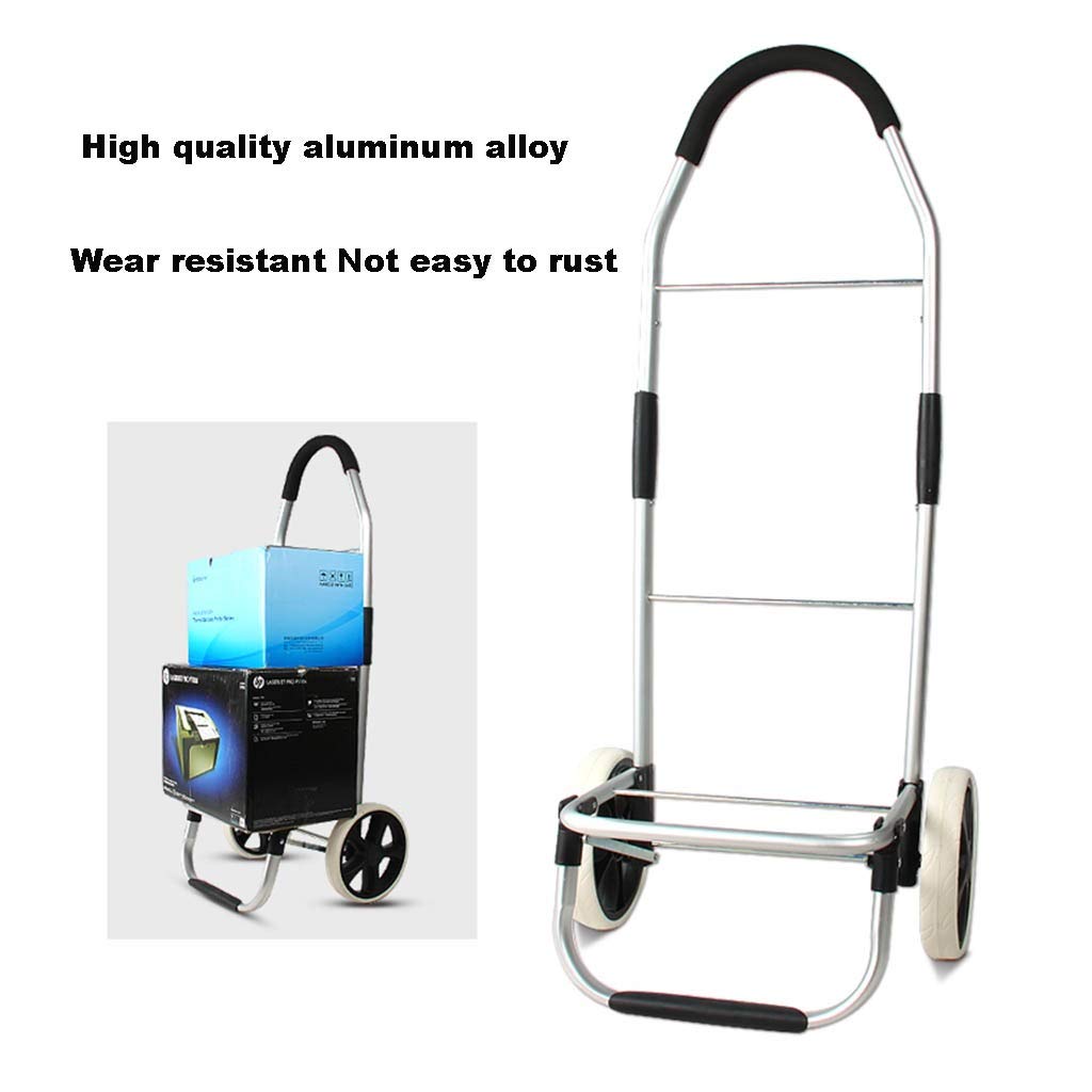 Shopping Trolleys Shopping Cart Shopping Trolleys Shopping Trolley 2 Wheel Foldable Portable Shopping Trolleys Household Aluminum Alloy Grocery Shopping Cart Shopping Trolleys
